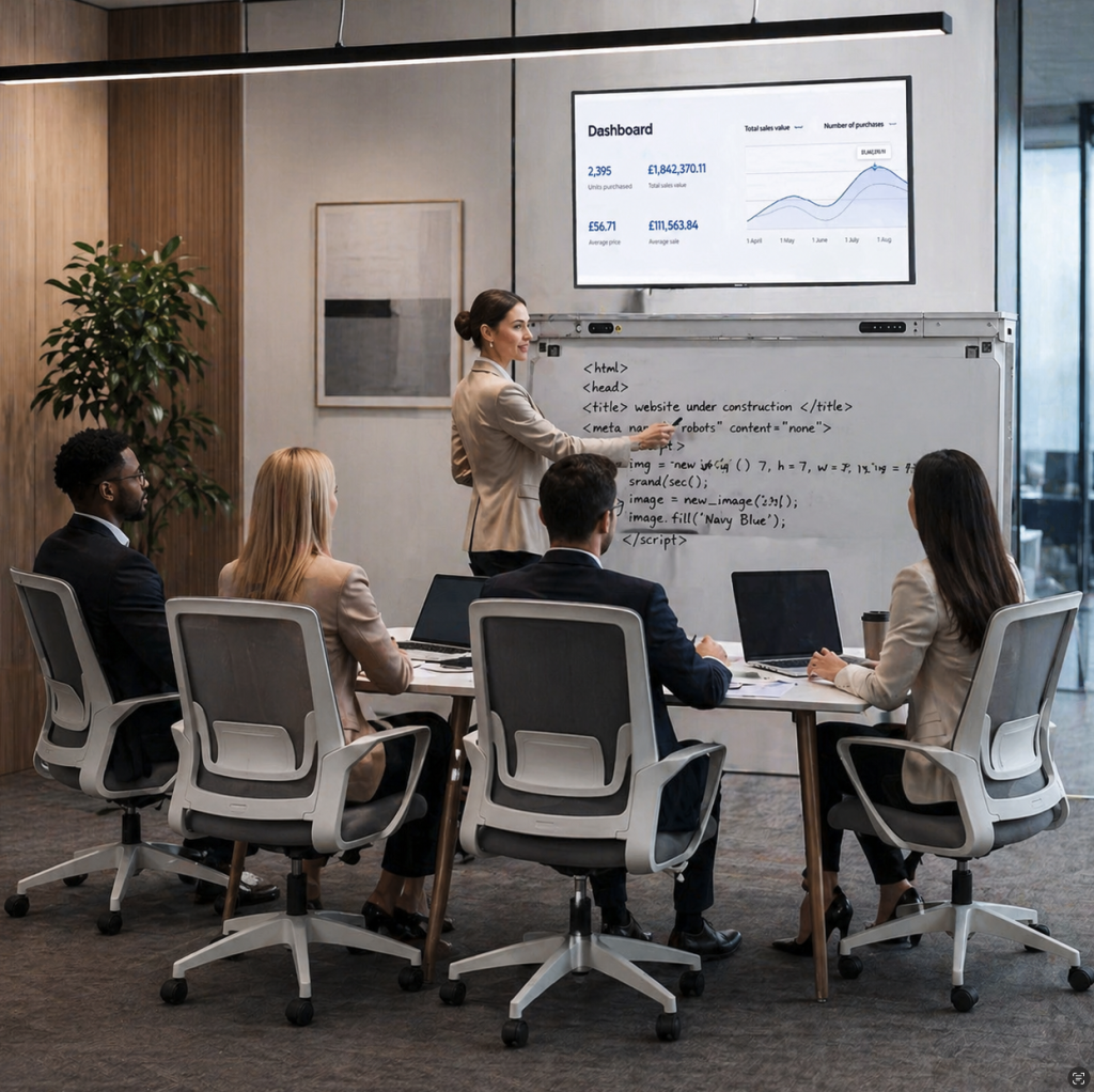 Höhenverstellbarer FlexiSmart Schreibtisch für Hybrid Offices in München